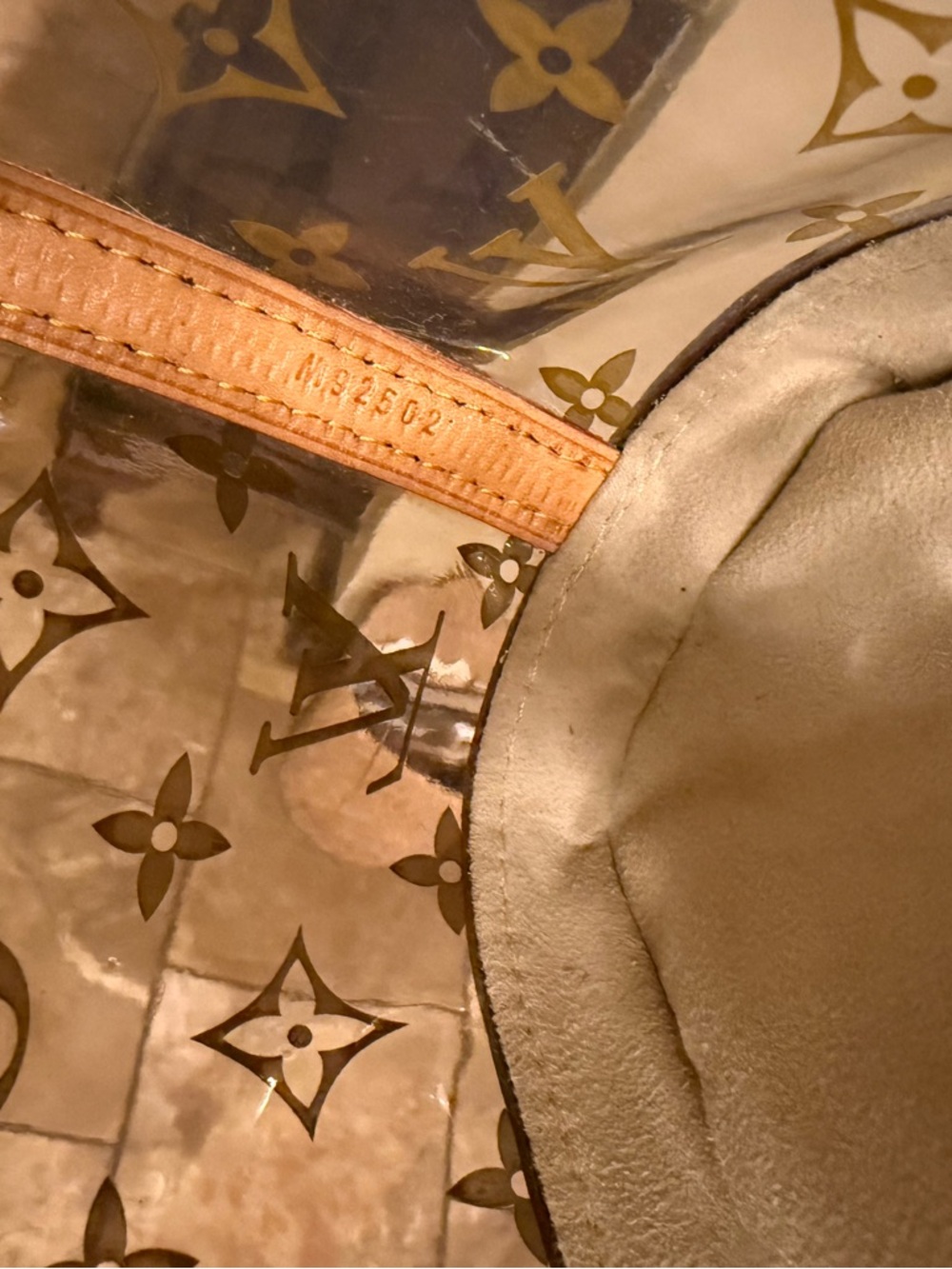 Louis Vuitton Monogram Vinyl Cabas Ambre PM Tote Bag - Picture 9 of 12